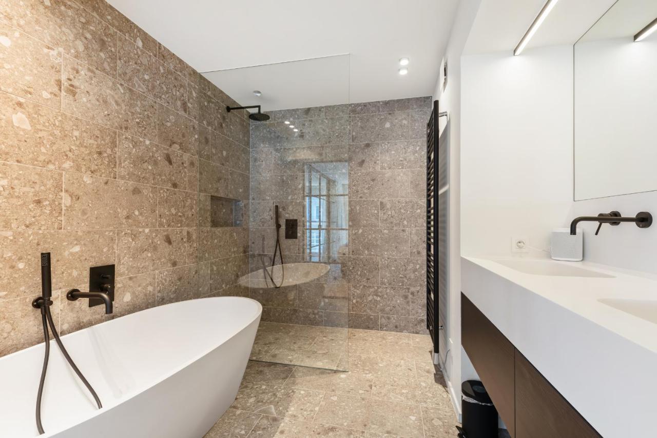 Hyper-Luxeappartement, Zeezicht, Centrum, Airco, Optie Hotelservices Ostend Luaran gambar